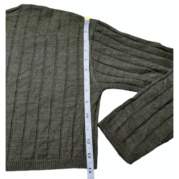 NWOT Abound Cardigan Sweater Size L Green - Picture 4 of 9